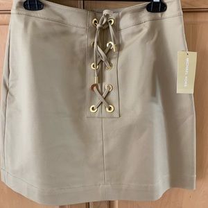 NWT Michael Kors Beige Skirt 8